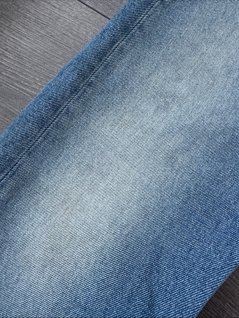 High-Rise Light Wash Straight Jeans - Classic Blue - Picture 6 of 7